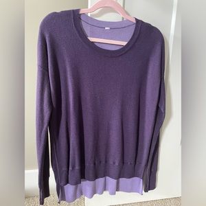 Lululemon Pure Balance Sweater
Deep Zinfandel / Winter Orchid